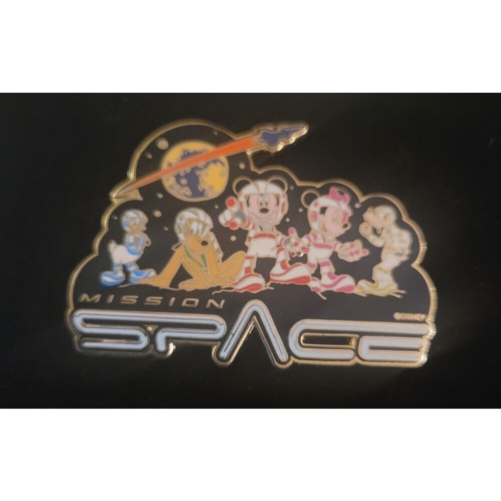 Mission Space EPCOT Pin 24276 Fab 5 Mickey Minnie Goofy Donald Pluto Rare
